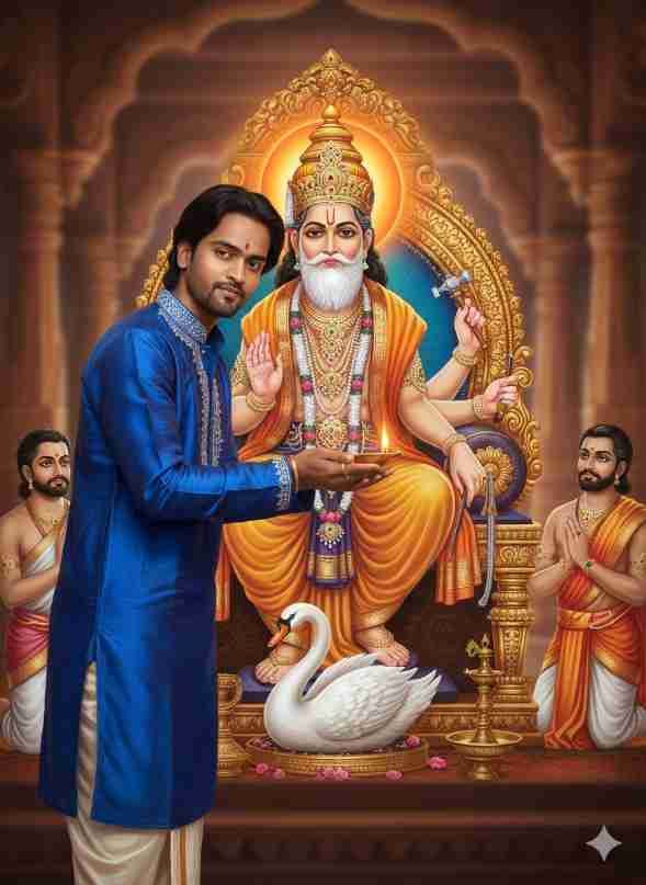Vishwakarma Baba AI Photo Prompts for Puja & Worship