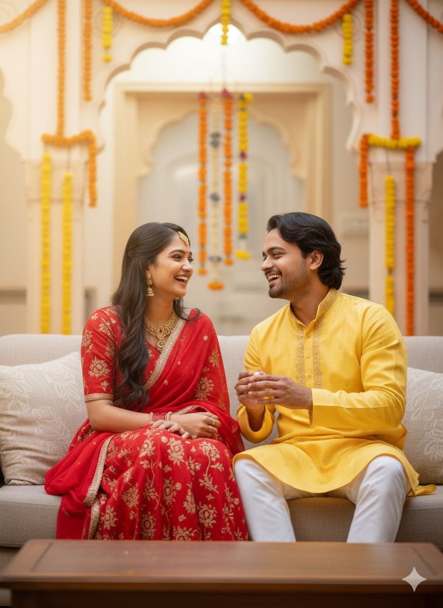 Bhai Dooj Gemini AI Prompts - Brother and Sister Talking