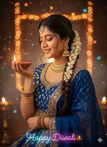Diwali Glow The AI Prompt for a Radiant Festive Portrait