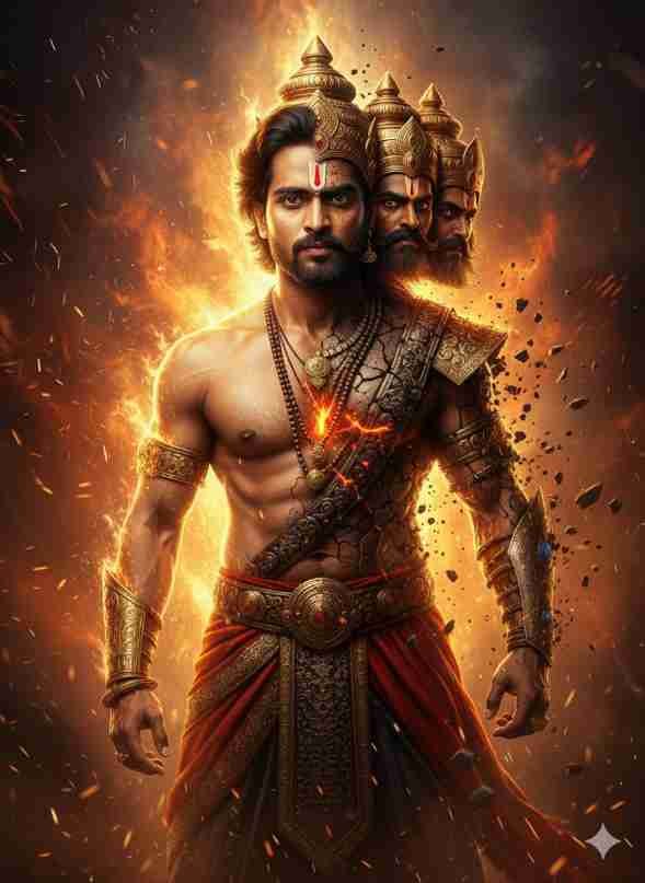 Dussehra AI Image Generation Prompt - Destroy Your Inner Ravan
