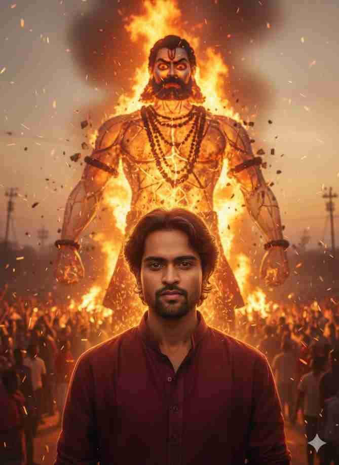 Dusssehra AI Image Generation Prompt - Destroy Your Inner Ravan