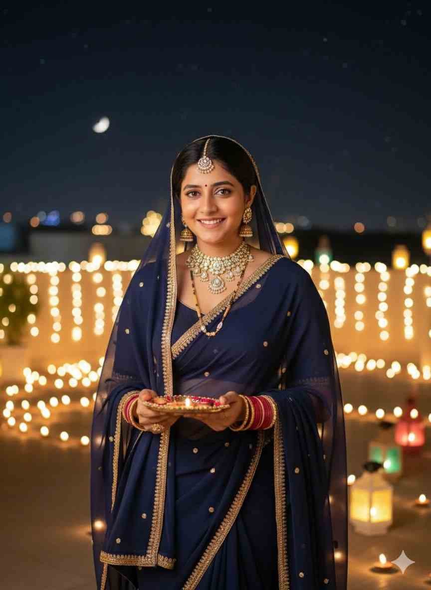 Karwa Chauth Moonlight Beauty The Perfect AI Photo Prompt