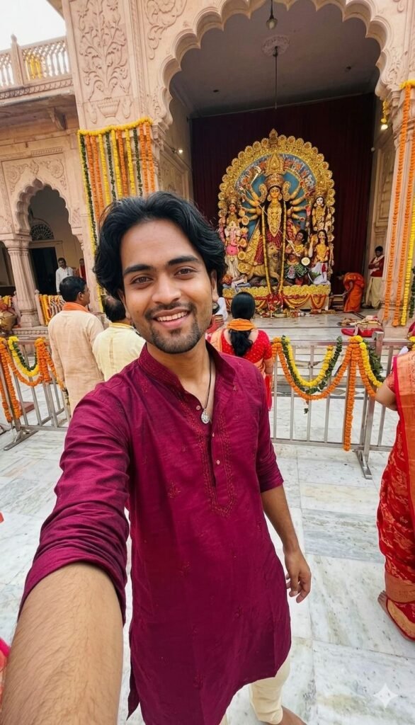 Chaitra Navratri Durga Maa AI Photo Prompt selfie Pose